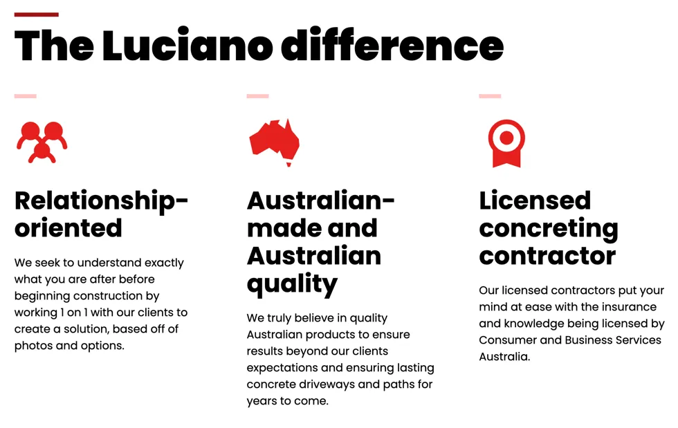 Differences section in the revised draft
