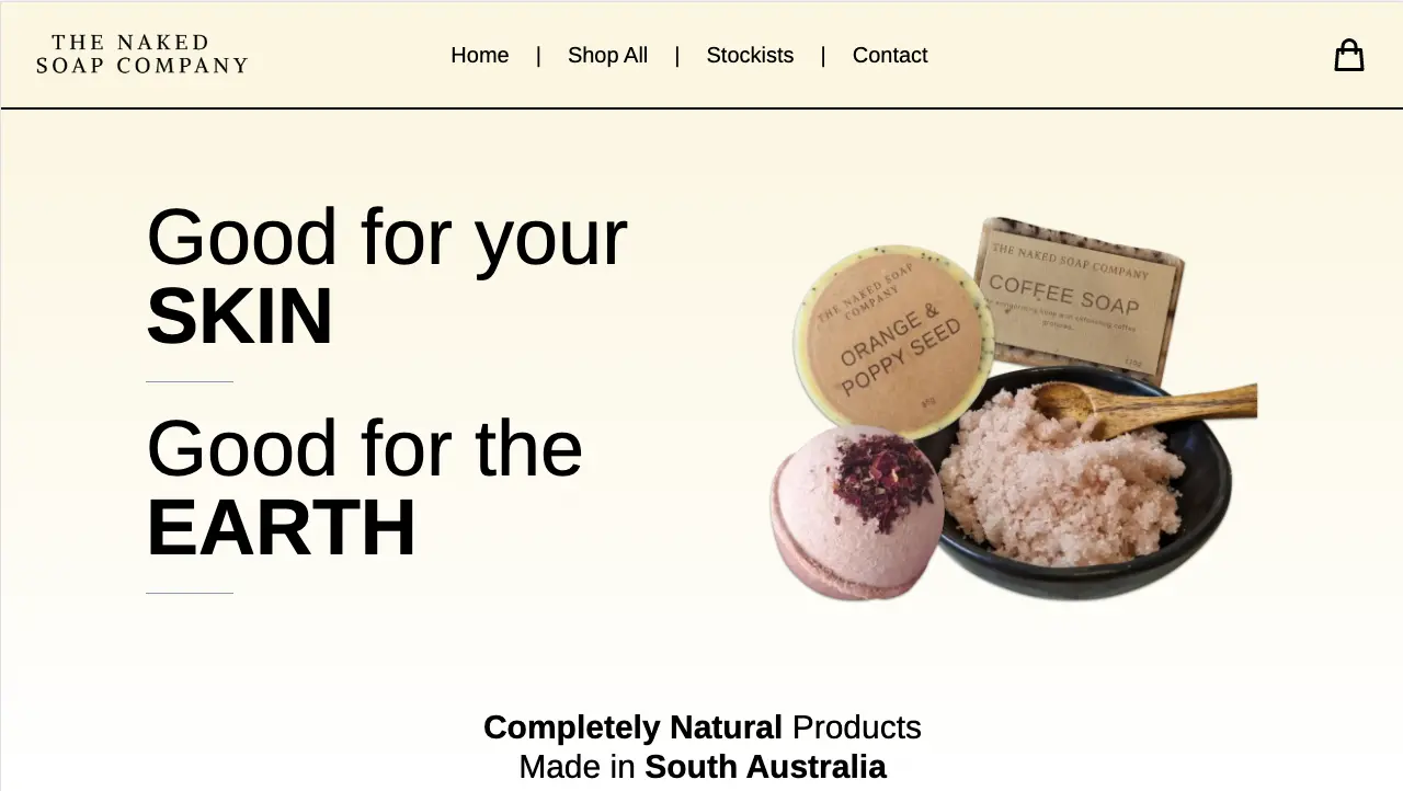 The screenshot of the first draft for the new website.